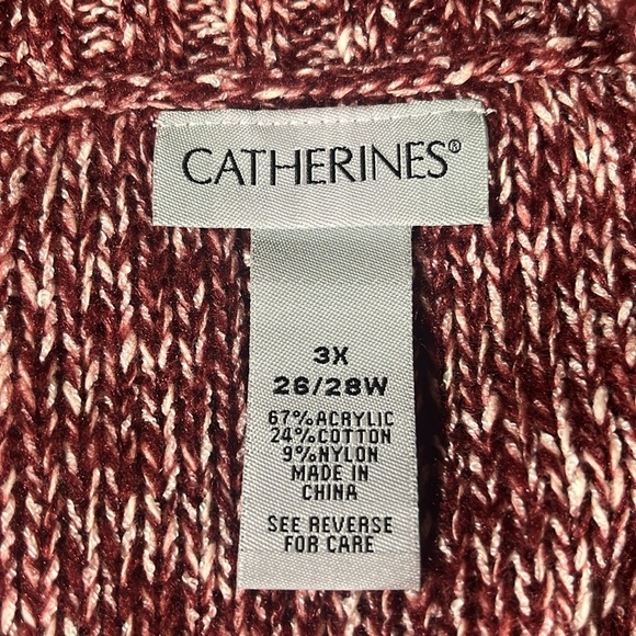 Catherine women’s plus size button down sweater size 3X (26/28W). - Picture 5 of 9